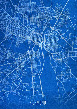 Richmond Virginia City Map