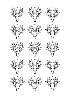 Antlers pattern