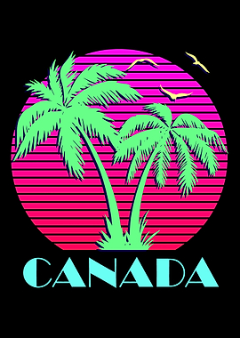 Canada Funny Pink Sunset