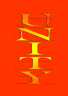 Unity text design trendy