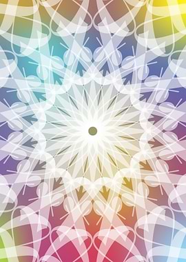 mandala rainbow 2