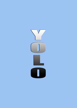 Yolo text design