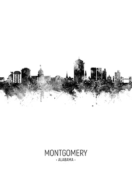 Montgomery Alabama Skyline