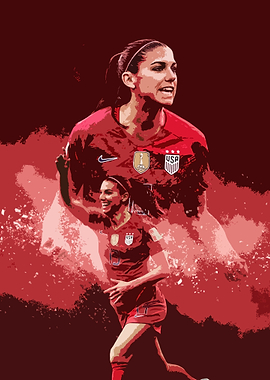 Alex Morgan Painting