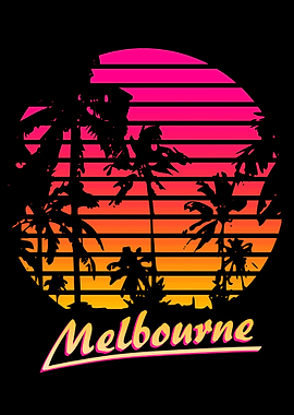 Melbourne 80s Sunset