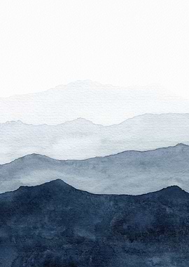 Mountains Ombre