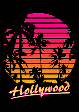 Hollywood 80s Sunset
