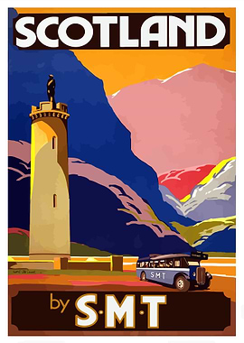 Scotland Vintage Poster