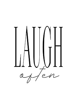 Laugh often
