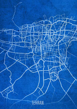 Tehran Iran City Streets