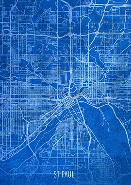 St Paul Minnesota City Map