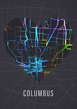 Columbus Ohio City Street