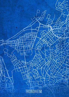 Trondheim Norway City Map