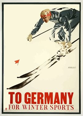 Germany Vintage Poster