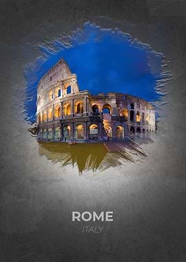 Elegant capitals Rome