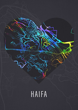 Haifa Israel City Street