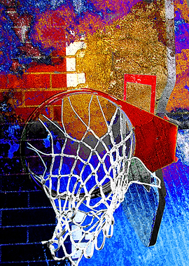 Basketball art print 122