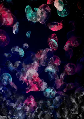 Abstract jellyfish