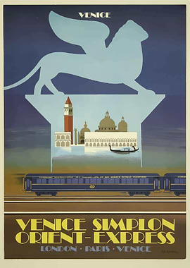 Venice Vintage Poster