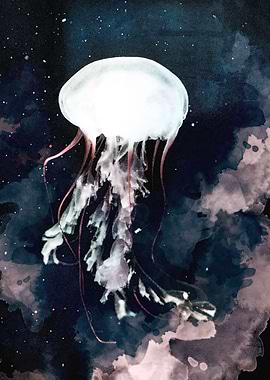 Watercolor Jellyfish