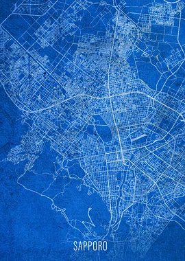 Sapporo Japan City Streets