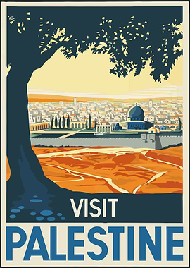 Palestine Vintage Poster