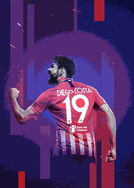 Diego Costa Painting