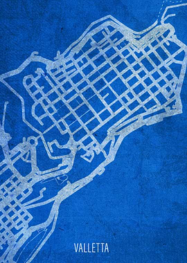 Valletta Malta City Street