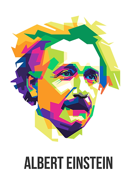 Albert Einstein popart