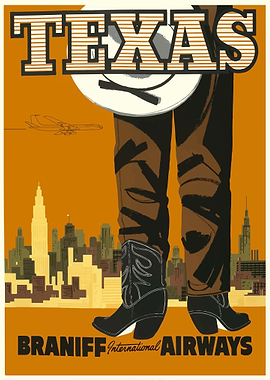 Texas Vintage Poster
