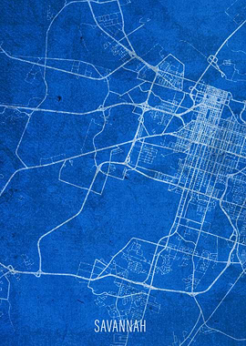 Savannah Georgia City Map