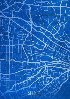 St Louis Missouri City Map