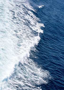 Waves summer abstract art