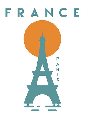 France Paris Minimalistic