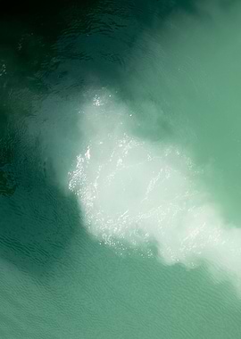 Waves summer abstract art