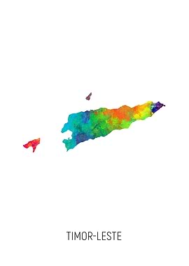Timor Leste Map