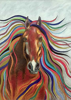 Horse Painting modern art
