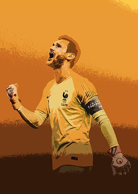 Hugo Lloris Painting