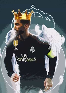 Sergio Ramos Painting