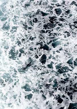 Waves summer abstract art