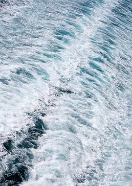 Waves summer abstract art