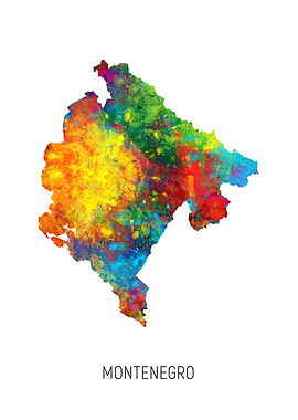 Montenegro Map