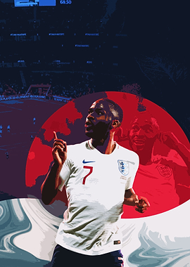 Raheem Sterling Painting