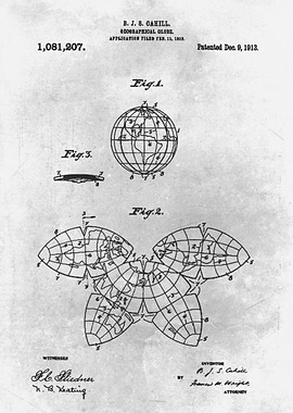 No247 Geographical globe
