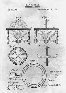 No250 Terrestial globe