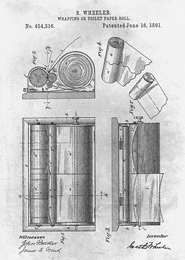 No227 Toilet paper roll