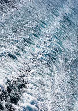 Waves summer abstract art