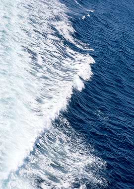 Waves summer abstract art