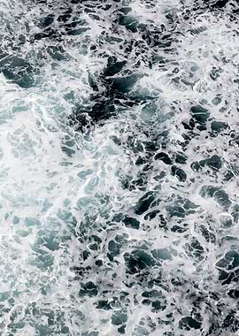 Waves summer abstract art