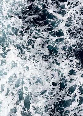 Waves summer abstract art